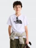 T-shirt manica corta sportiva The North Face - bianco - 0