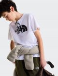 T-shirt manica corta sportiva The North Face - bianco - 1