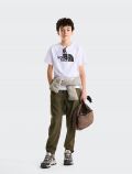 T-shirt manica corta sportiva The North Face - bianco - 3