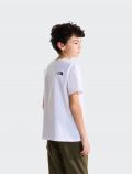 T-shirt manica corta sportiva The North Face - bianco - 5
