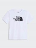 T-shirt manica corta sportiva The North Face - bianco - 8