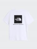 T-shirt manica corta sportiva The North Face - bianco - 1