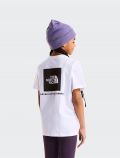 T-shirt manica corta sportiva The North Face - bianco - 5