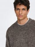 Maglia manica lunga Only & Sons - marrone - 1