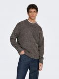 Maglia manica lunga Only & Sons - marrone - 3