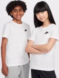 T-shirt manica corta sportiva Nike - bianco - 2