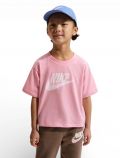 T-shirt manica corta sportiva Nike - rosa - 0