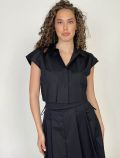 Camicia manica corta Rinascimento - nero - 0