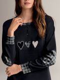 Pigiama lungo Infiore - nero - 1