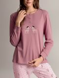Pigiama lungo Infiore - rosa - 1