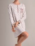 Camicia da notte Infiore - panna - 1