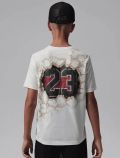T-shirt manica corta sportiva Jordan - white - 2