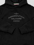 Maglia in felpa cappuccio Aeronautica Militare - nero - 1