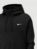 Felpa sportiva aperta Nike - nero - 1