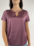 Camicia manica corta Rinascimento Curvy - rosa antico - 1