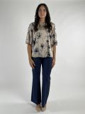 Pantalone curvy Rinascimento Curvy - blu navy - 4