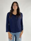 Maglia manica lunga curvy Rinascimento Curvy - blu navy - 0