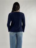Maglia manica lunga curvy Rinascimento Curvy - blu navy - 2