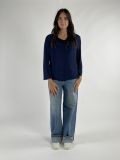 Maglia manica lunga curvy Rinascimento Curvy - blu navy - 3