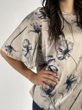 Camicia manica corta Rinascimento Curvy - blu navy - 1