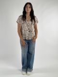 Camicia manica corta Rinascimento Curvy - rosa antico - 4