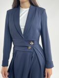 Giacca bolerino Rinascimento - blu navy - 1