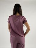 Camicia manica corta Rinascimento - rosa antico - 3