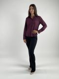 Camicia manica lunga giovane Rinascimento - bordeaux - 2