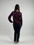 Camicia manica lunga giovane Rinascimento - bordeaux - 3