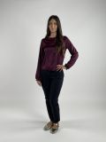 Camicia manica lunga giovane Rinascimento - bordeaux - 4