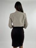 Giacca bolerino Rinascimento - tortora beige - 3