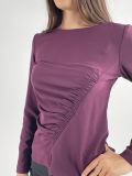 Camicia manica lunga giovane Rinascimento - bordeaux - 1