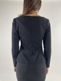 Camicia manica lunga giovane Rinascimento - nero - 2
