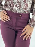 Pantalone Rinascimento - bordeaux - 1