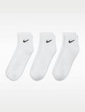 Calzini sneakers sport Nike - bianco - 3