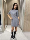 Abito Knit - San Babila - grigio - 3