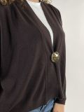 Cardigan Knit - San Babila - cioccolato - 1