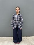 Camicia manica lunga giovane Auda - blu beige - 3