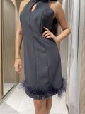 Abito Susy Mix - grigio - 1