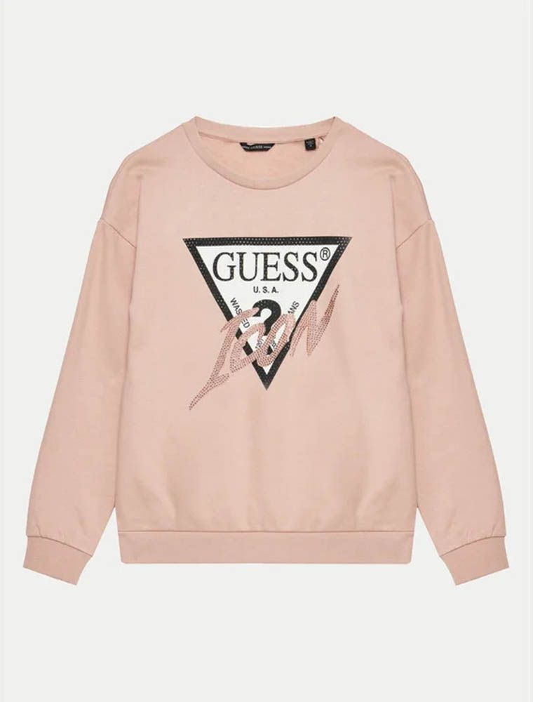 Maglia in felpa Guess rosa Smartmoda Shop Online