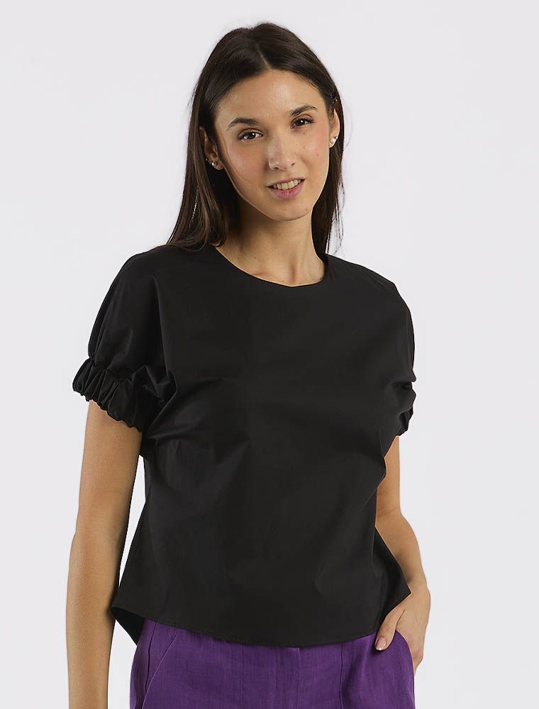 Maglia manica corta Rinascimento nero Smartmoda Shop Online