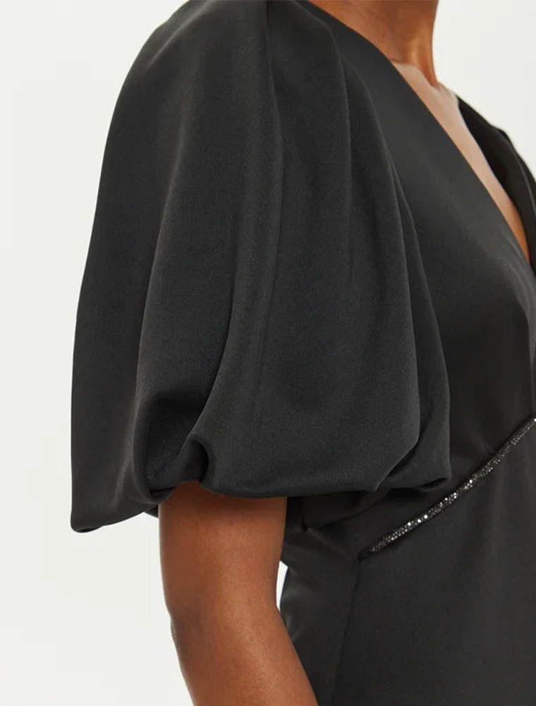 Rinascimento Abito Casual Donna Nero Bianco Giallo Geometrico (IT 42
