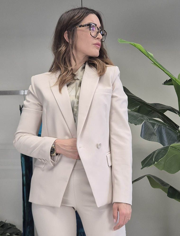 Giacca Kocca avorio Smartmoda Shop Online