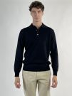 Polo manica lunga Morgano - nero