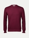 Pullover manica lunga Gran Sasso - bordeaux