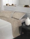 Completo lenzuola 2 piazze Cavalieri - beige