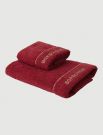 Completo asciugamani Borbonese - ruby