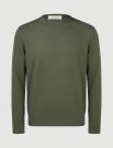 Pullover manica lunga Gran Sasso - verde oliva