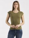 T-shirt manica corta Yes Zee - verde militare