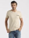 T-shirt manica corta Yes Zee - ecru